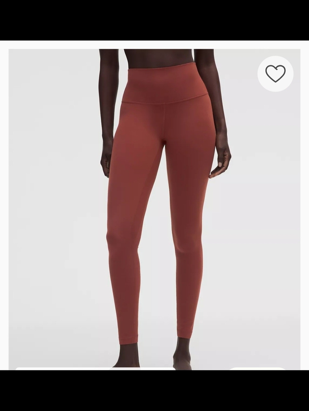 lululemon athletica High-Rise Brick Red Leggings - Picture 2 of 6